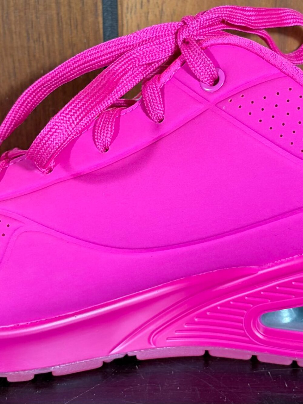 Skechers Womens Street Uno Stand on Air Hot Pink Night Shades Sneakers Sz 10 - Picture 4 of 10